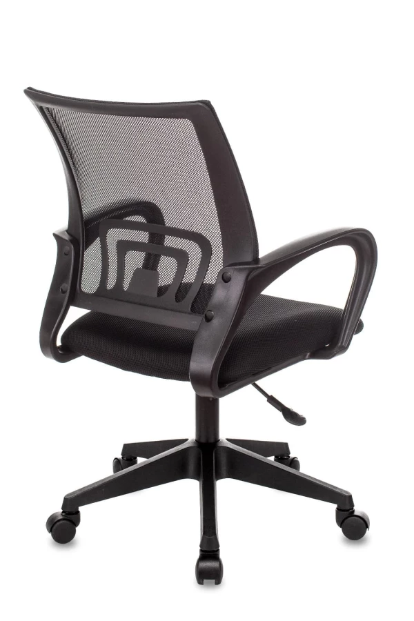 Кресло офисное TopChairs ST-Basic сетка/ткань черный (изображение №4)