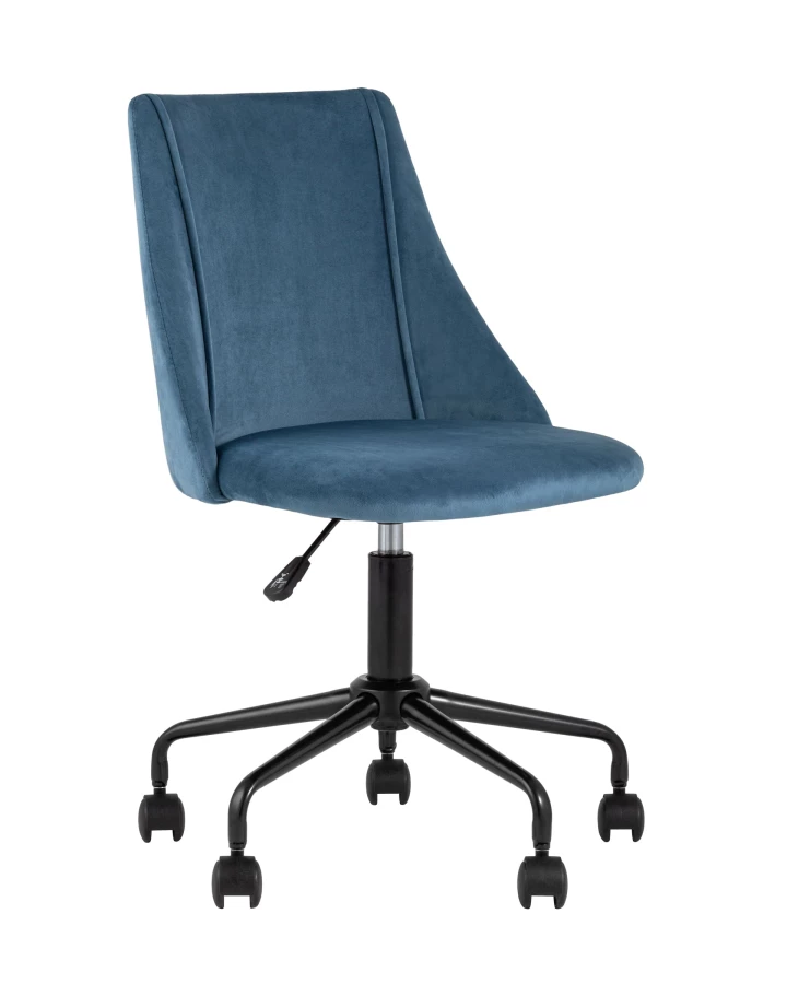 Кресло компьютерное Сиана велюр синий (изображение №1)