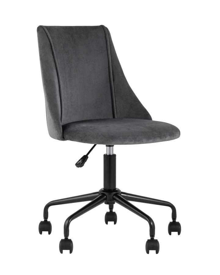 Кресло компьютерное Сиана велюр серый (изображение №1)