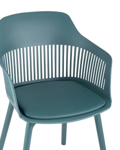 Второе фото. Стул Crocus с подушкой темно-бирюзовый