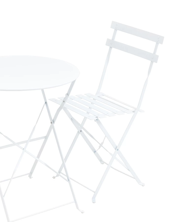 Комплект стола и двух стульев Бистро белый (изображение №3)