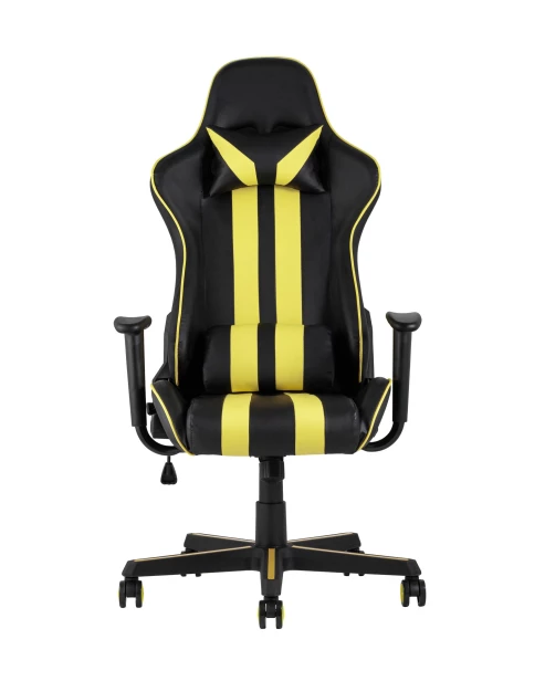 Кресло игровое TopChairs Camaro желтое (изображение №3)