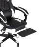 Кресло игровое TopChairs Virage черно-белое (изображение №6)