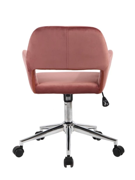 Кресло офисное Ross велюр розовый (изображение №4)