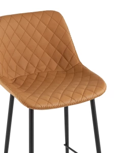 Второе фото. Стул барный Arch экокожа коричневый