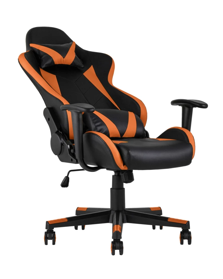 Кресло игровое TopChairs Gallardo оранжевое (изображение №7)