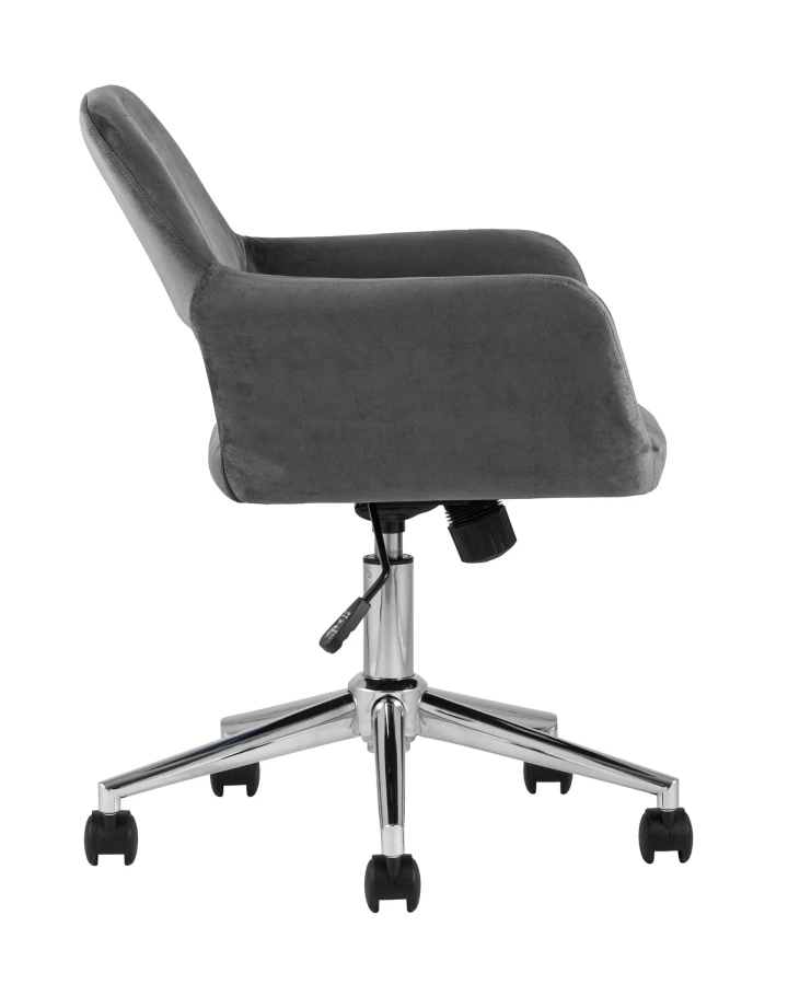 Кресло офисное Ross велюр серый (изображение №4)