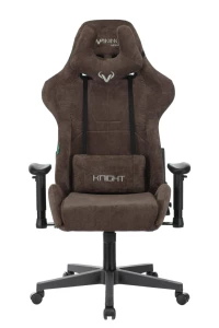 Кресло игровое Бюрократ VIKING KNIGHT LT10 FABRIC коричневый