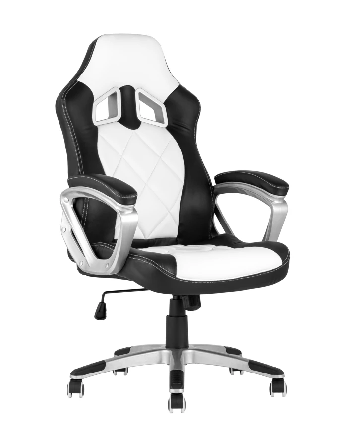 Кресло игровое TopChairs Continental белое (изображение №1)