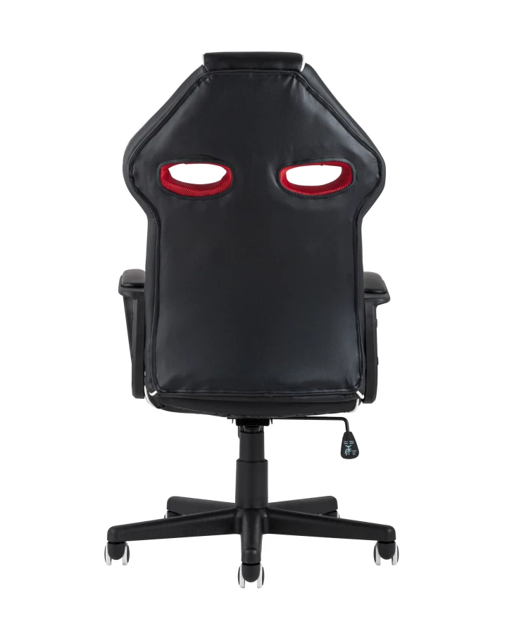 Кресло игровое TopChairs Racer Lighti черное с красным (изображение №3)