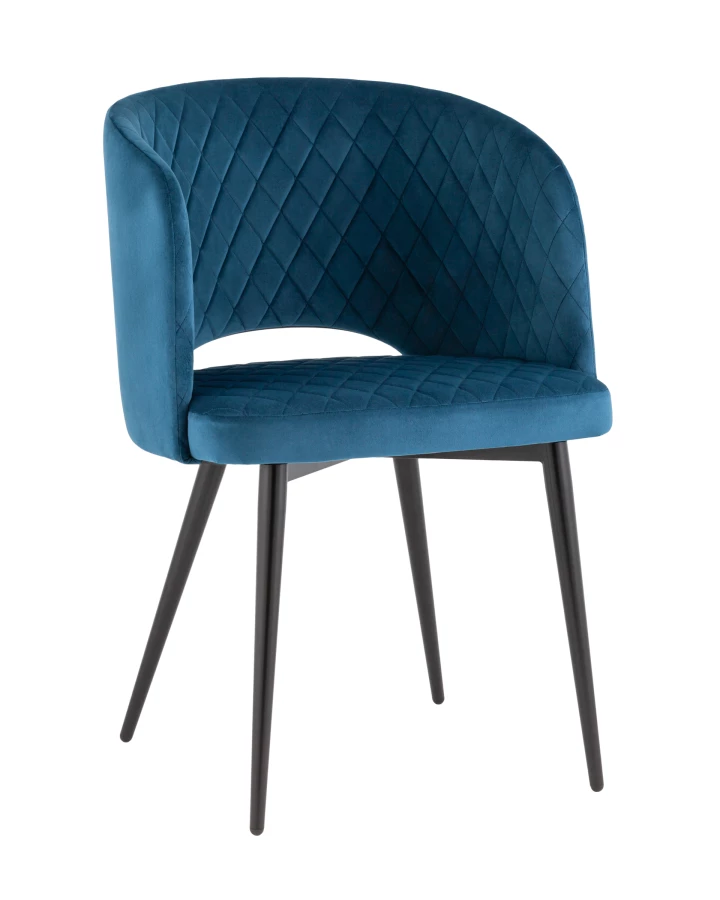 Стул-кресло Дарелл велюр синий (изображение №1)