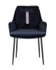 Кресло Саманта велюр темно-синий (изображение №3)