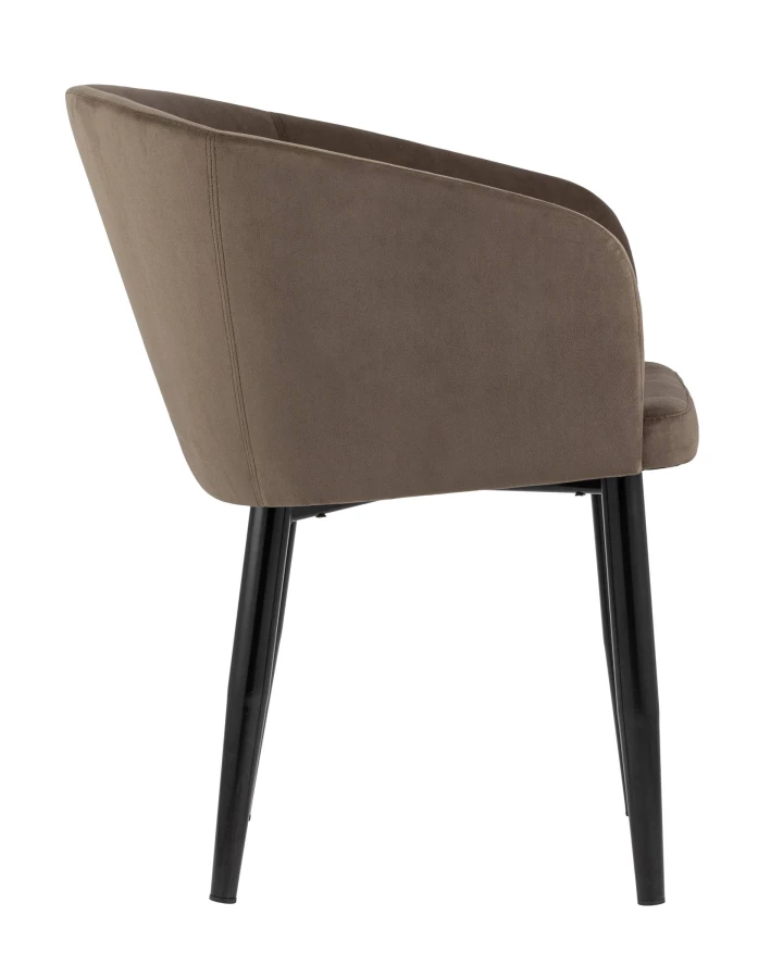 Кресло Ральф велюр коричневый (изображение №3)