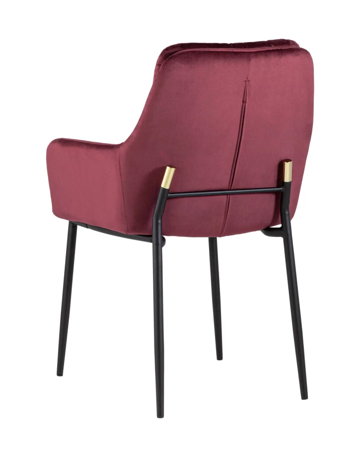 Кресло Саманта велюр бордовый (изображение №6)
