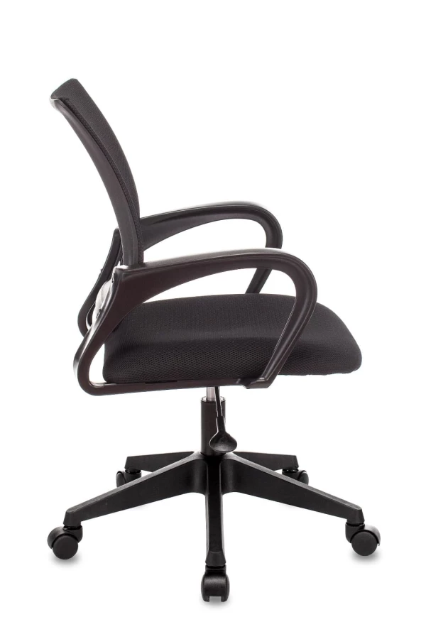 Кресло офисное TopChairs ST-Basic сетка/ткань черный (изображение №3)