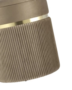 Второе фото. Пуф Миранда с ящиком велюр бежевый