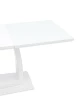 Стол обеденный Орлеан раскладной 140-170*80 глянцевый белый (изображение №6)