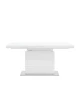 Стол обеденный Глазго раскладной 160-215*90 глянцевый белый (изображение №2)