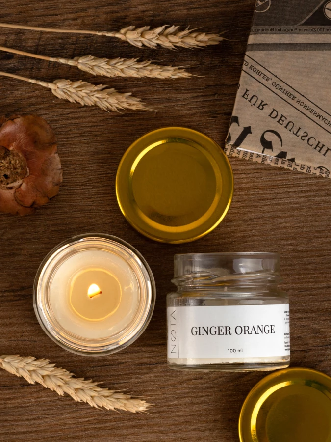 Свеча ароматическая Nota Ginger orange (изображение №1)
