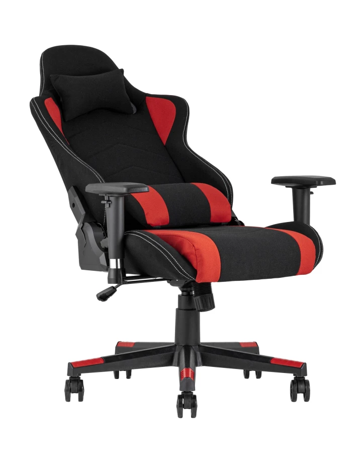 Кресло игровое TopChairs Maybach черно-красное (изображение №7)