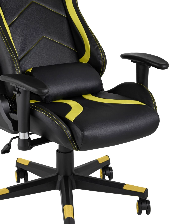 Кресло игровое TopChairs Cayenne желтое (изображение №8)