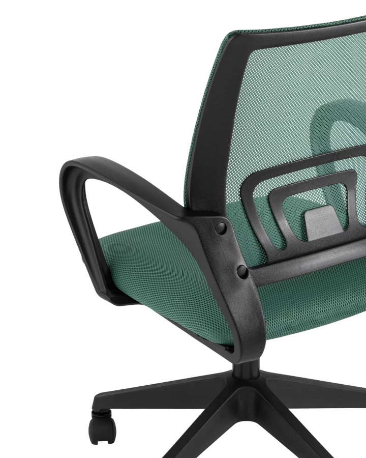 Кресло офисное TopChairs ST-Basic сетка/ткань зеленый (изображение №7)