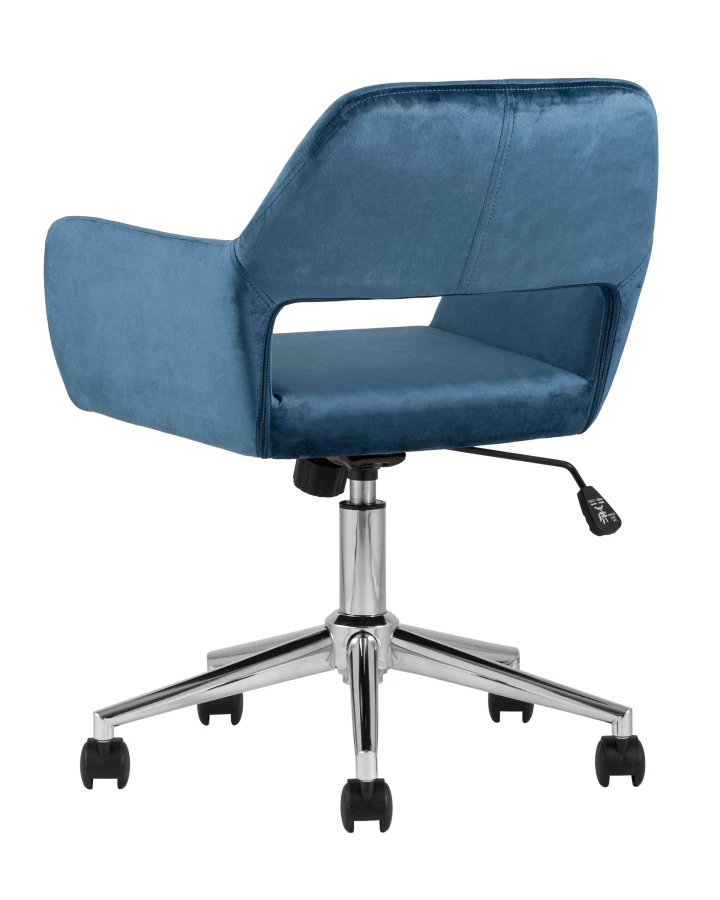 Кресло офисное Ross велюр синий (изображение №6)