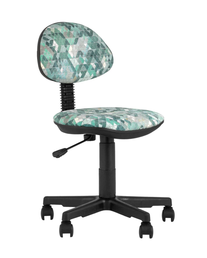 Кресло компьютерное детское УМКА абстракция зеленый (изображение №1)