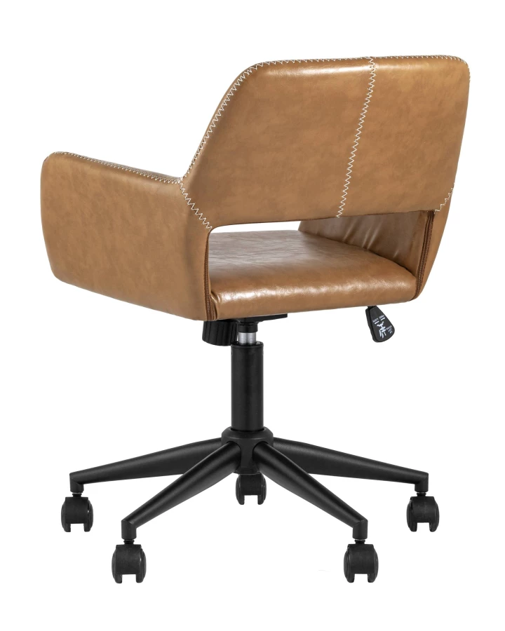 Кресло компьютерное Филиус экокожа коричневый (изображение №5)