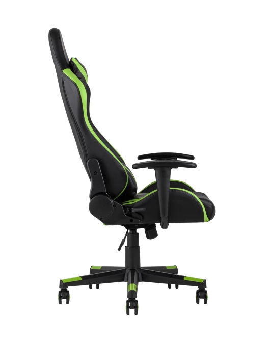 Кресло игровое TopChairs Gallardo зеленое (изображение №4)