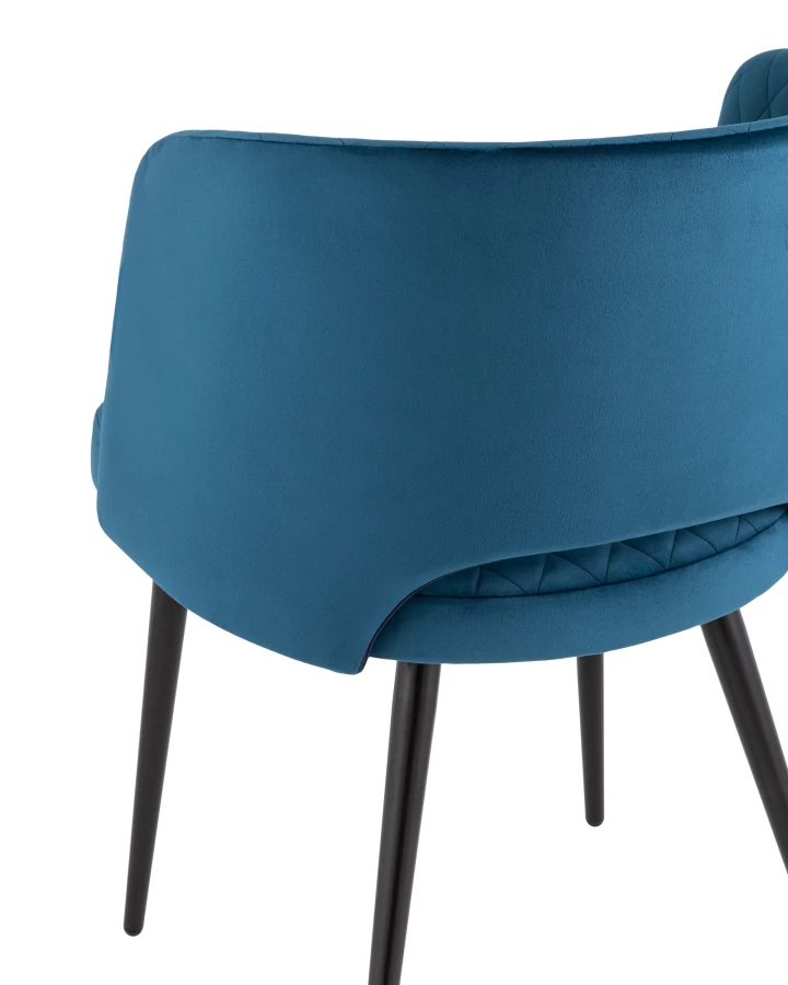Стул-кресло Дарелл велюр синий (изображение №7)