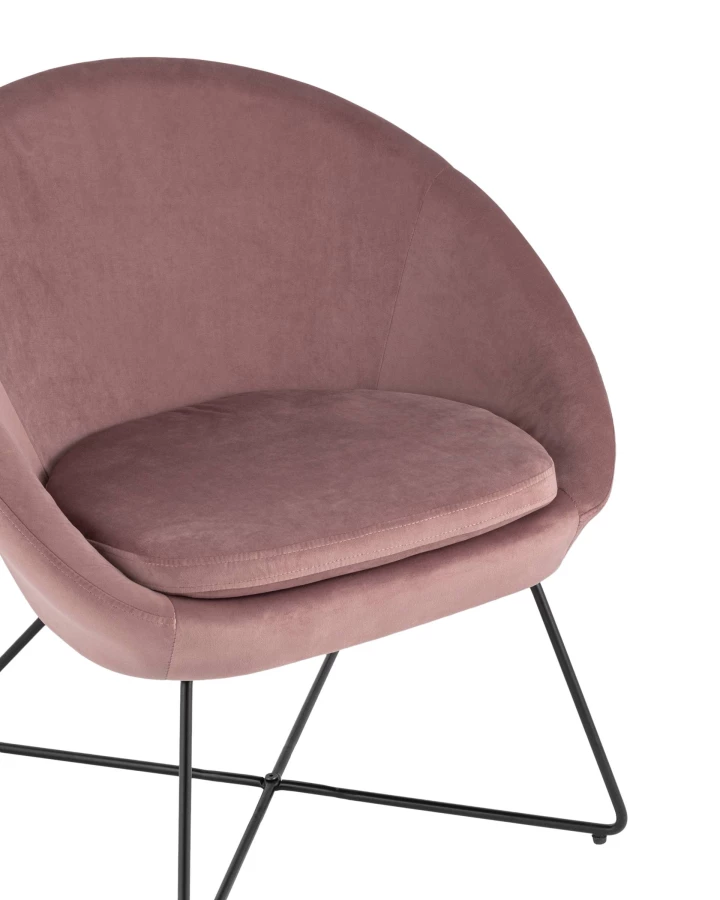 Кресло Колумбия пыльно-розовое (изображение №7)