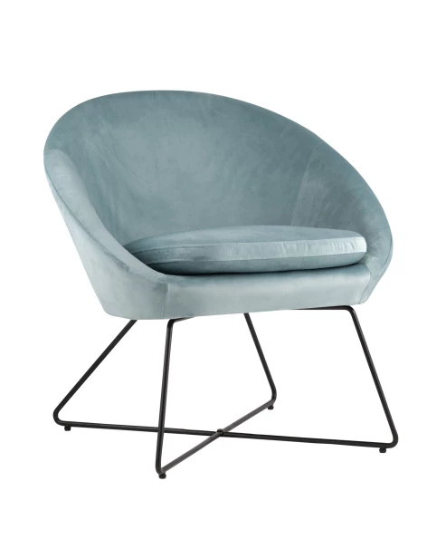 Кресло Колумбия пыльно-голубое (изображение №1)