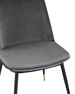 Второе фото. Стул Мелисса велюр темно-серый