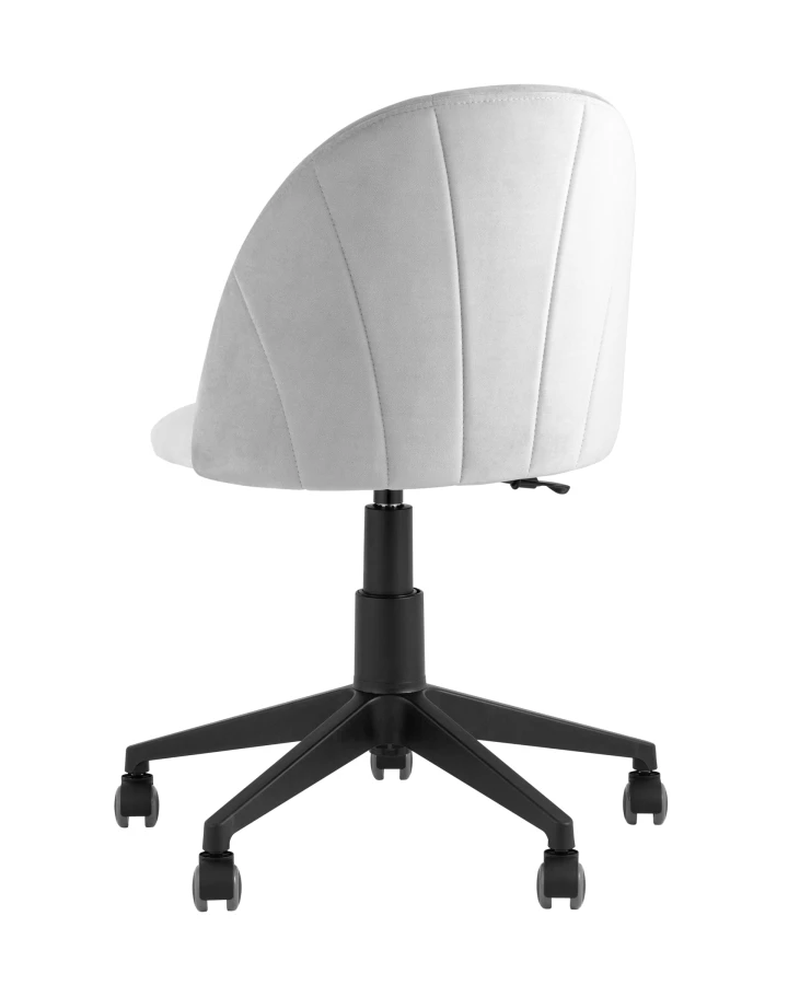 Кресло компьютерное Логан велюр светло-серый (изображение №6)