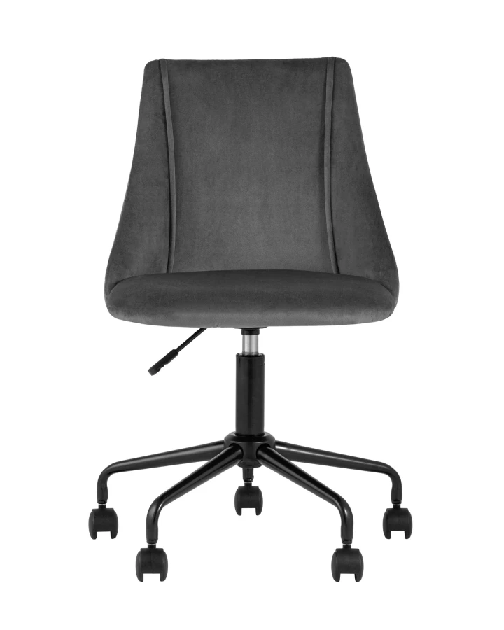 Кресло компьютерное Сиана велюр серый (изображение №2)