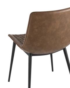 Второе фото. Стул TEXAS экокожа коричневый