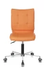 Кресло Бюрократ CH-330M/OR-20 без подлокотников оранжевый сиденье оранжевый искусственная кожа крестовина металл (изображение №4)