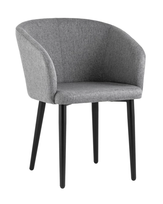 Кресло Ральф рогожка тёмно-серый (изображение №1)