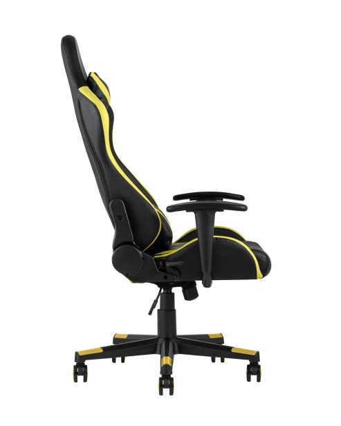 Кресло игровое TopChairs Gallardo желтое (изображение №4)