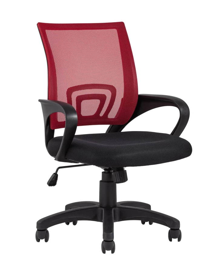 Кресло офисное TopChairs Simple красное (изображение №2)