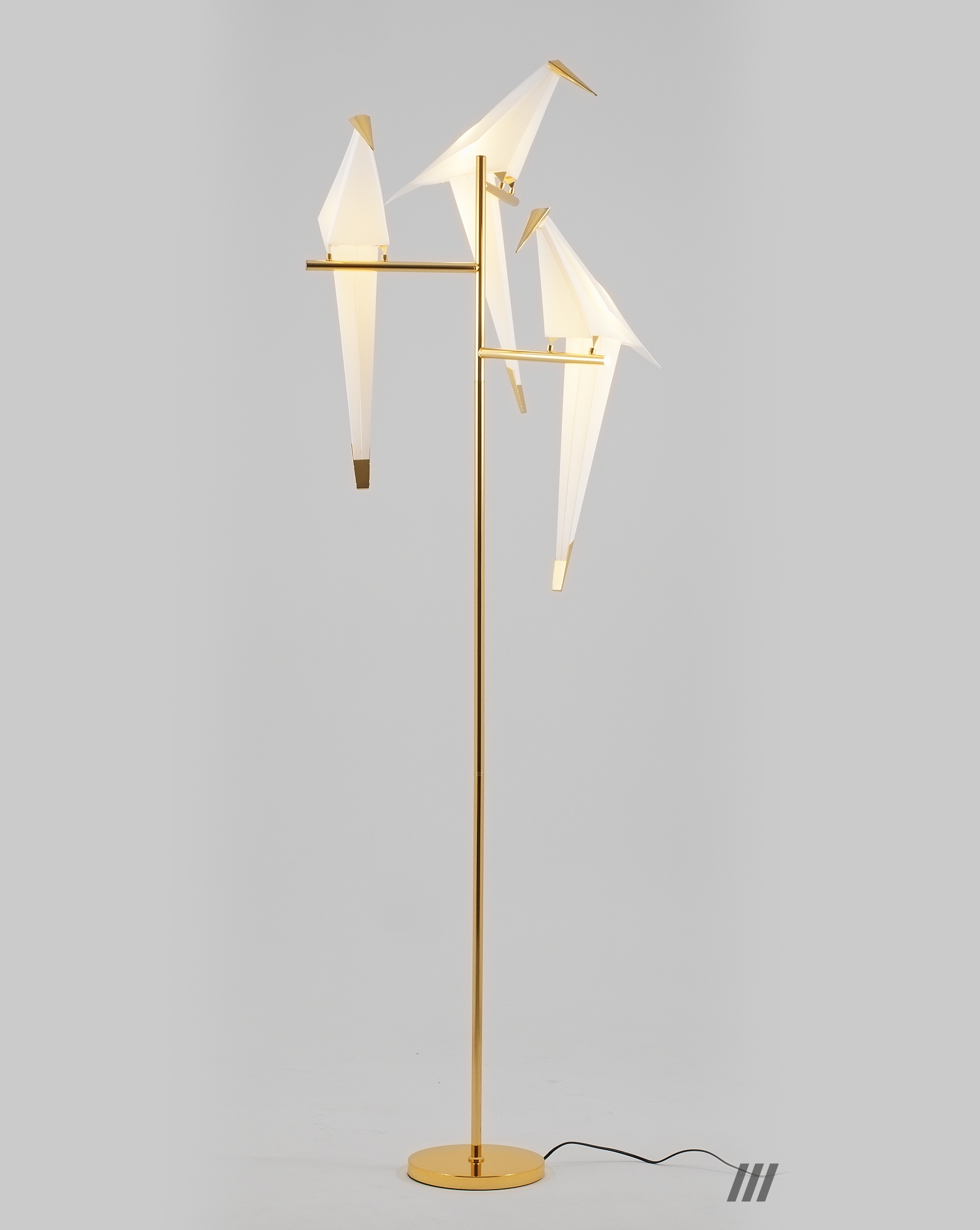 Светодиодный торшер Moderli V3075-3FL origami Birds 3*LED*6W