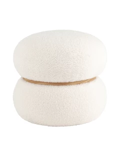 Пуф Полли S тедди белый