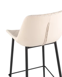 Второе фото. Стул барный Arch экокожа светло-серый