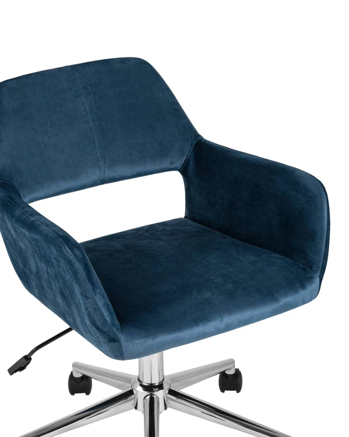Кресло офисное Ross велюр синий (изображение №2)