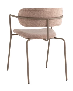 Второе фото. Стул Дженни букле бежевый каркас бежево-серый матовый