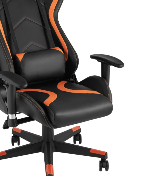 Кресло игровое TopChairs Cayenne оранжевое (изображение №5)
