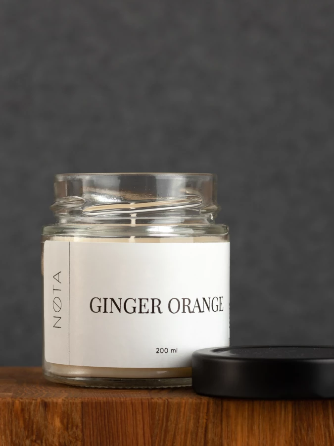 Свеча ароматическая Nota Ginger orange (изображение №6)