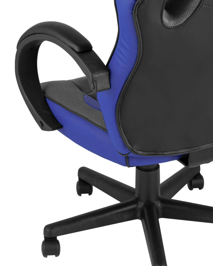 Кресло игровое TopChairs Sprinter синее (изображение №6)