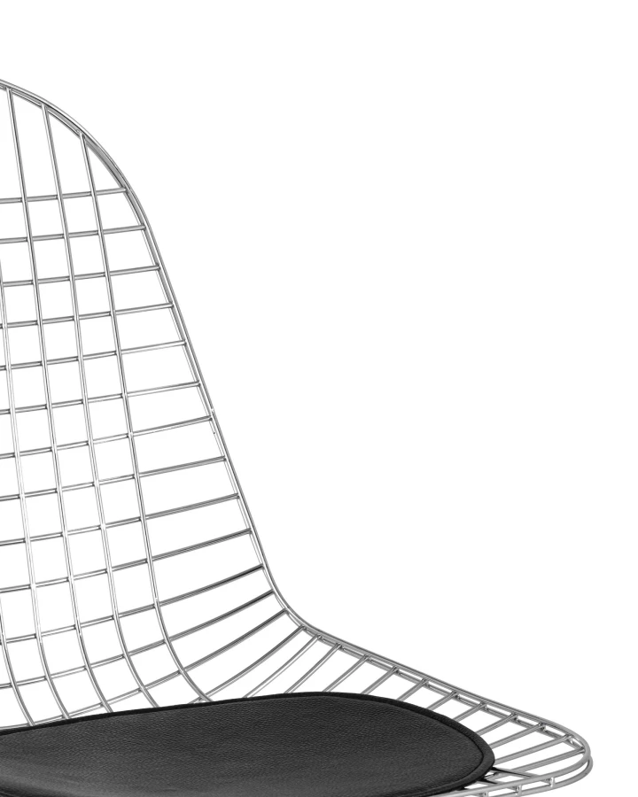 Стул обеденный Eiffel хромированный с черной подушкой (изображение №5)